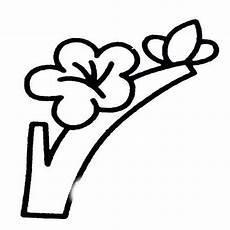 春天桃花简笔画带颜色